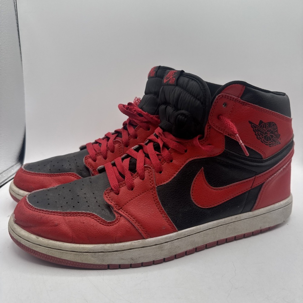 NIKE AIR JORDAN 1 RETRO HIGH 85 OG‎ SHOE BQ4422-600 Varsity Red Size 12 Worn